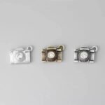 6pcs Vintage Camera Pendant - Antique Bronze, Silver and Goldplated copper  - Photography Jewelry Charms for Necklaces & Bracelets