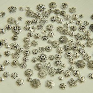 drum bead - tube spacer beads - metal drum beads- tube spacer beads - beads for you 10pcs