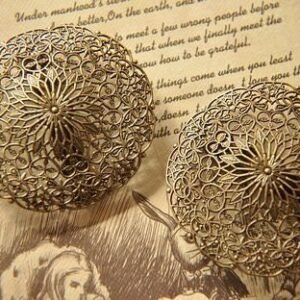 hair clip women - brass hair pin - 2 pcs vintage style  raw Brass plating antique bronze  filgree hair pin   finding