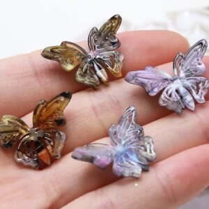 Fairy Beauty Hollow Butterfly Figurine - Handmade Jewelry Making Accessories