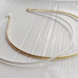 5pcs hair head band - iron plating gold   hairband pendant finding