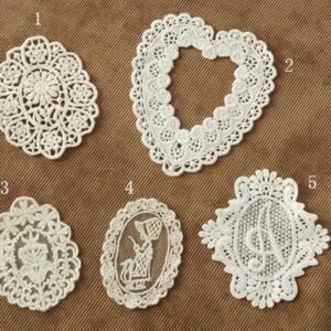 Ivory Lace Appliques | Cotton Patches for Clothing Decoration