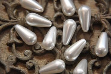 framed bead-50 pcs plastic  pearl bead