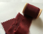 red wine Silk Ribbon -hand dyed silk- hand dyed silk ribbon- pure silk ribbon- silk chiffon ribbon -wedding ribbon