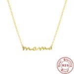 Dainty Mama Necklace  Minimalist in Sterling Silver, Gold & Rose Gold • Mom Necklace • Perfect Gift for Mom