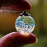 Fairy Necklace, Fairy Jewelry, Magical Necklace, Rainbow Orb, Fairy Orb, Gift for Daughter, Bubble Necklace