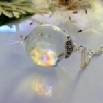 Fairy Necklace, Fairy Jewelry, Magical Necklace, Rainbow Orb, Fairy Orb, Gift for Daughter, Bubble Necklace