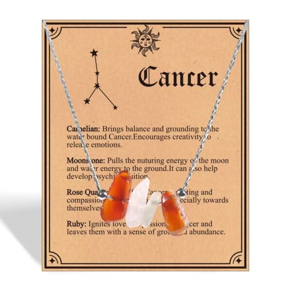 Pisces Necklace Raw Crystals Zodiac Sign Astrology Choker Crystal Jewelry