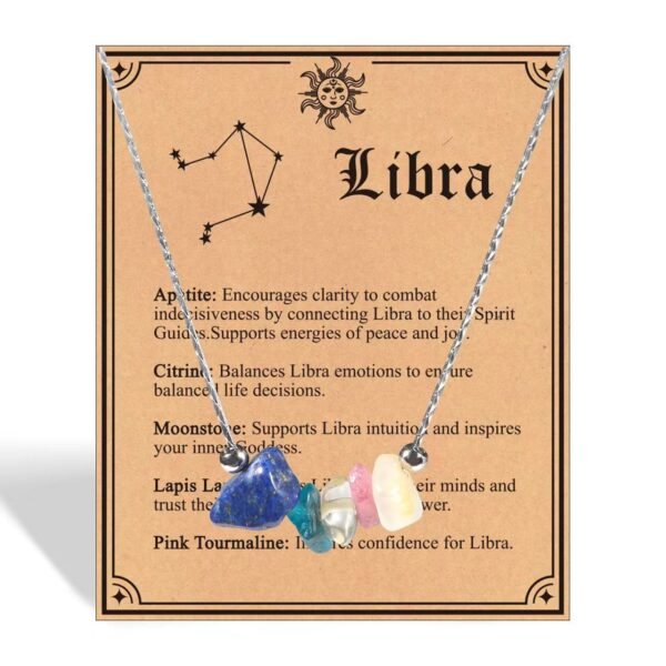 Pisces Necklace Raw Crystals Zodiac Sign Astrology Choker Crystal Jewelry